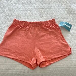 Soffe Women's Athletic Shorts in Coral